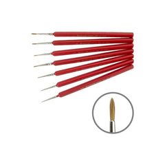 Okrúhly štetec Kolinsky KOLOS Nail Art 3009L | rôzne veľkosti