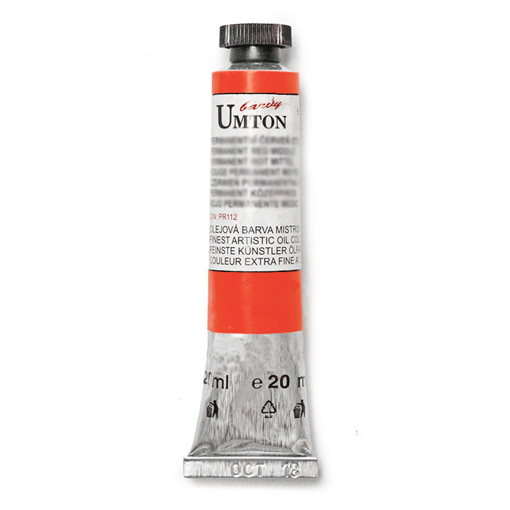 Olejová farba Umton -Cadmium červená stredná 20 ml