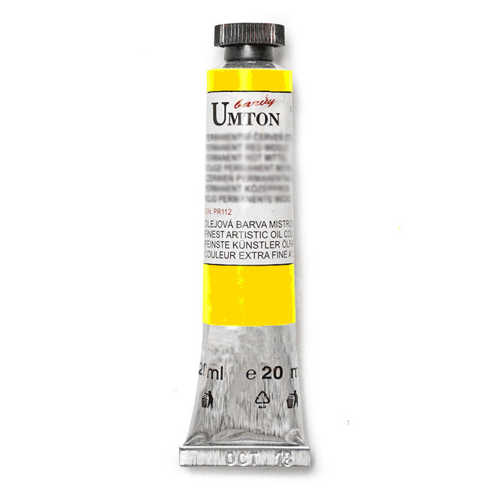 Olejová farba Umton -Helio gen. žltá stredná 20 ml