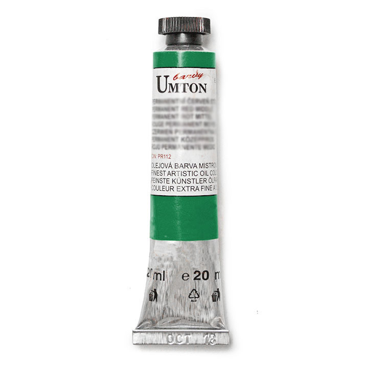 Olejová farba Umton -permanentná zelená stredná 20 ml