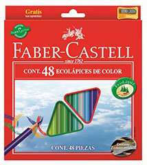 Pastelky ECO Triangular standard set 48 farebné