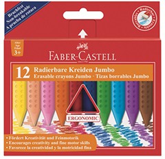 Pastelky Grip Jumbo Plastic Colour. set 12 farebné