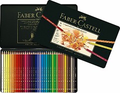 Pastelky Polychromos set 36 ks - plech