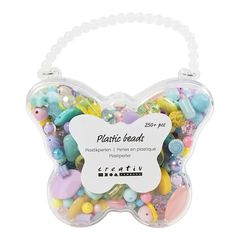 Plastové korálky mix farieb 193 g