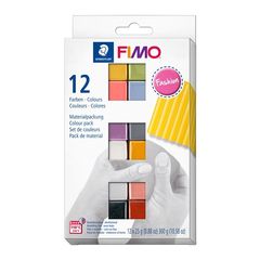 Polymérová hmota sada FIMO Soft Fashion farby 12x25g
