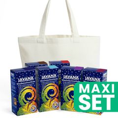 Retro sada na batikovanie - 6 odtieňov + bavlnená taška