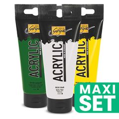 Sada akrylových farieb Solo Goya 3x100 ml- Mix Your Green