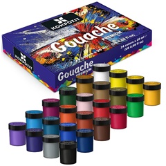 Sada gvašových farieb PREMIUM ART Kompozit 24 x 20 ml