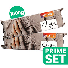 Sada modelovacích hmôt ARTMIE Clay with me 2x500g