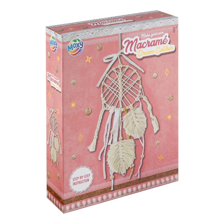 Sada na macramé Lapač snov 26x20x6 cm