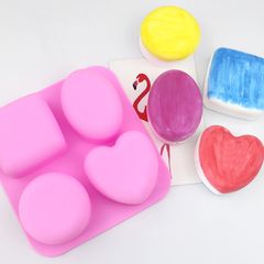 Silikónová forma na odlievanie - 4 tvary