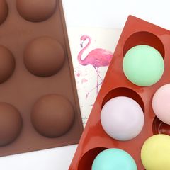 Silikónová forma na odlievanie - polkruhy