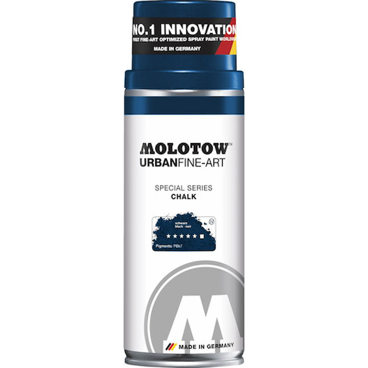 Sprej graffiti MOLOTOW™ UFA Chalk 400 ml Black