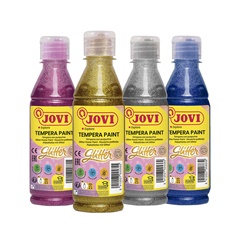 Tekutá glitrová temperová farba JOVI 250 ml | rôzne odtiene